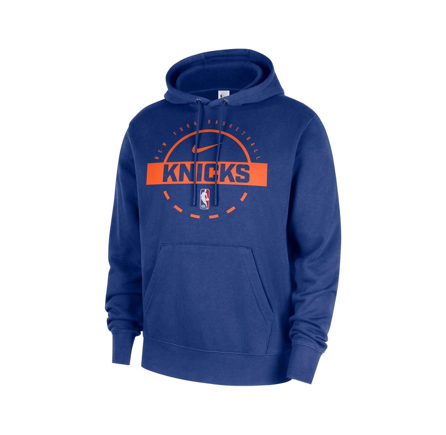 Men's Blue New York Knicks 2025/26 Authentic Practice Club Pullover Hoodie