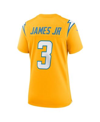 Women's Derwin James Jr. Gold Los Angeles Chargers Alternate Charger Power Game Jersey