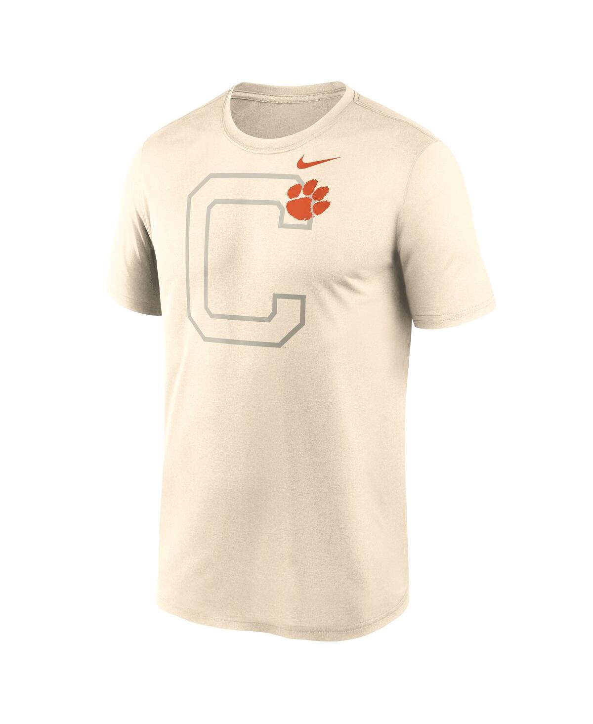 Nike Natural Clemson Tigers Campus Shadow Legend Performance T-shirt In Neutral