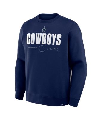 Men's Navy Dallas Cowboys Direct Handoff Legacy Pullover Sweatshirt