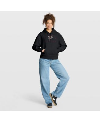 Women's Black Atlanta Falcons Eligible Receiver Legacy Pullover Hoodie