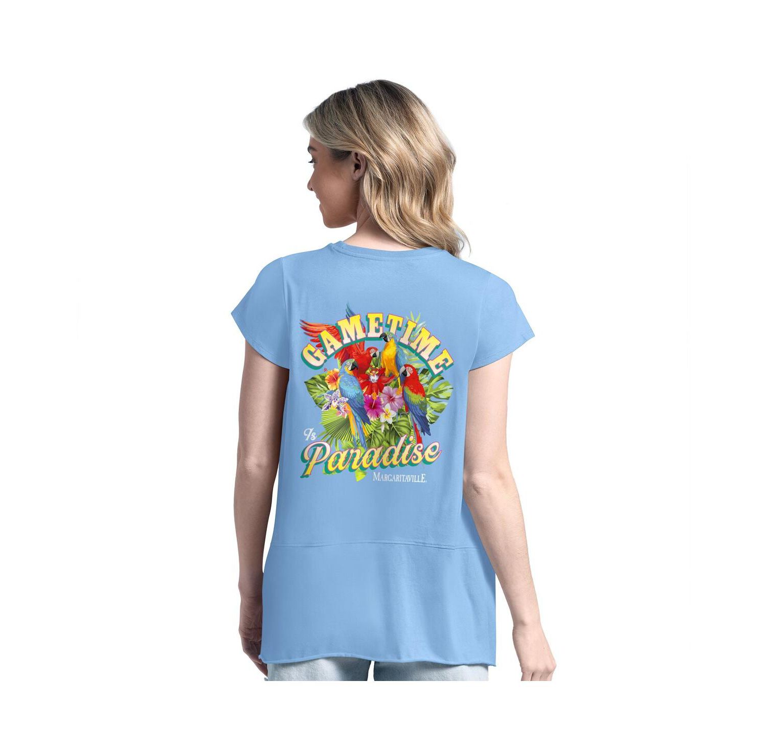 Women's Blue Buffalo Bills Gametime Is Paradise T-Shirt