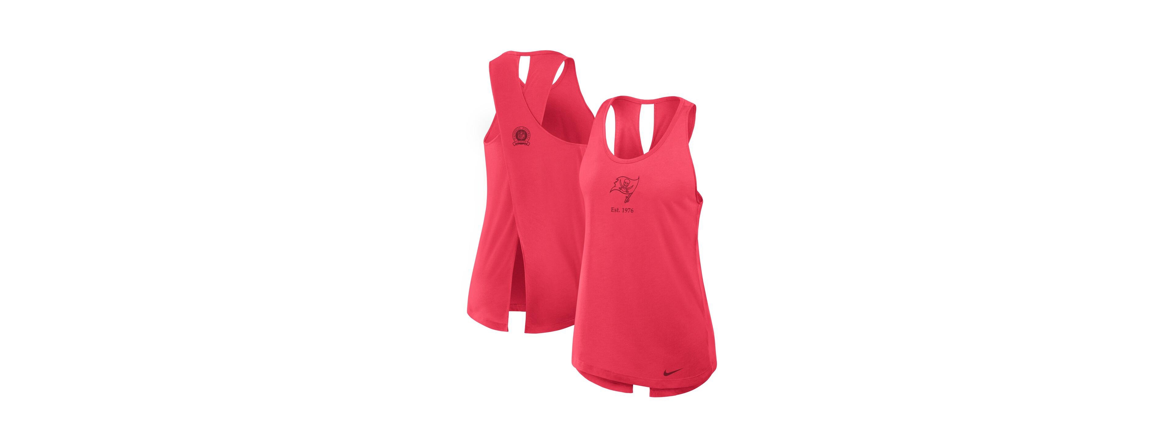 Nike Women's Red Tampa Bay Buccaneers Glory Crisscross Performance Tank Top