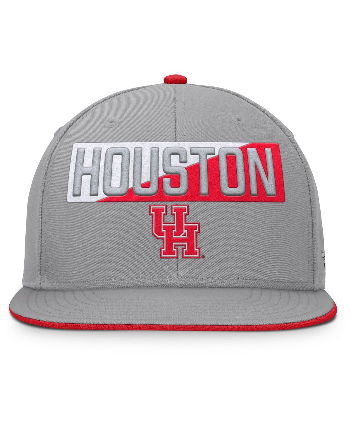 Fanatics Men's Gray Houston Cougars Duo Snapback Hat In Gray