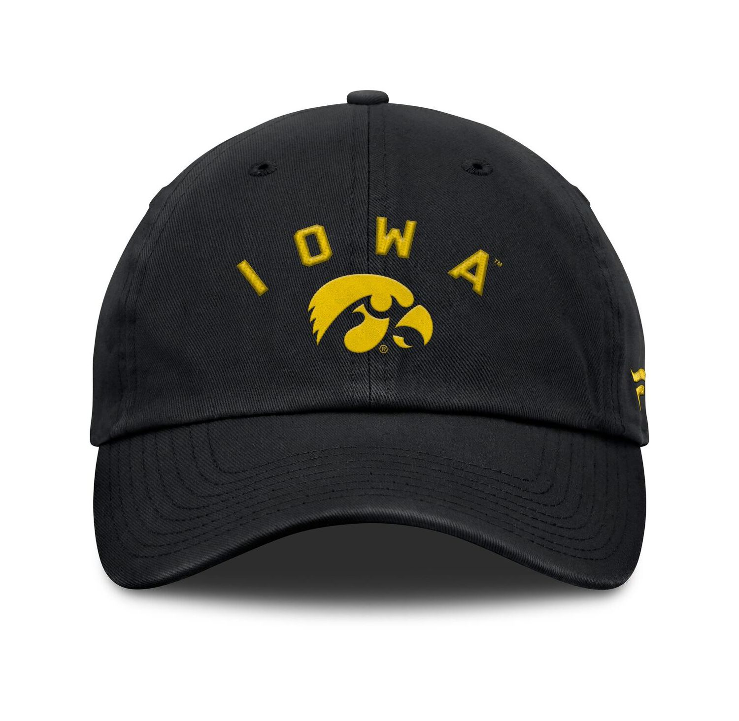 Men's Black Iowa Hawkeyes Myth Adjustable Hat