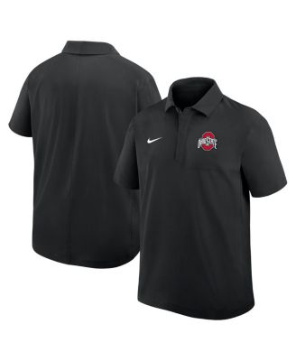Nike - Men's Black Ohio State Buckeyes 2025 Coaches Sideline Polo Shirt
