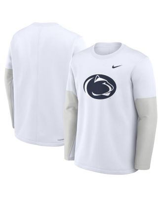Men's White Penn State Nittany Lions 2025 Sideline Coach Performance Long Sleeve T-Shirt