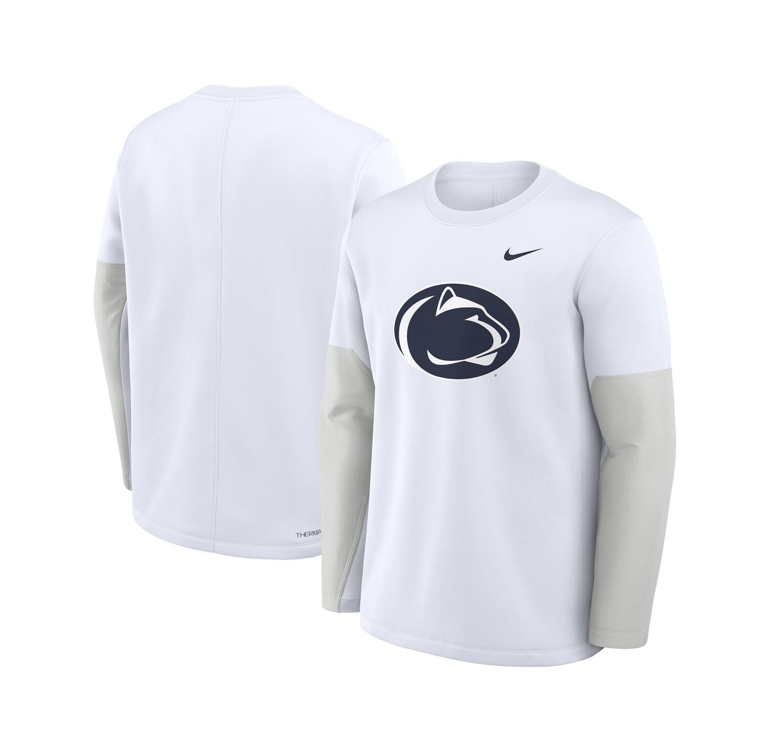 Men's White Penn State Nittany Lions 2025 Sideline Coach Performance Long Sleeve T-Shirt