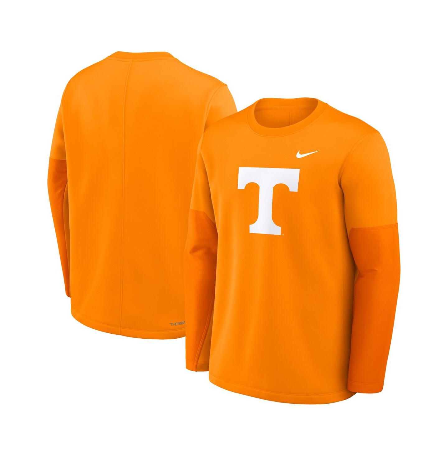 Мужская футболка Nike Tennessee Orange Tennessee Volunteers 2025 Sideline Coach Performance Long Sleeve — фото 4