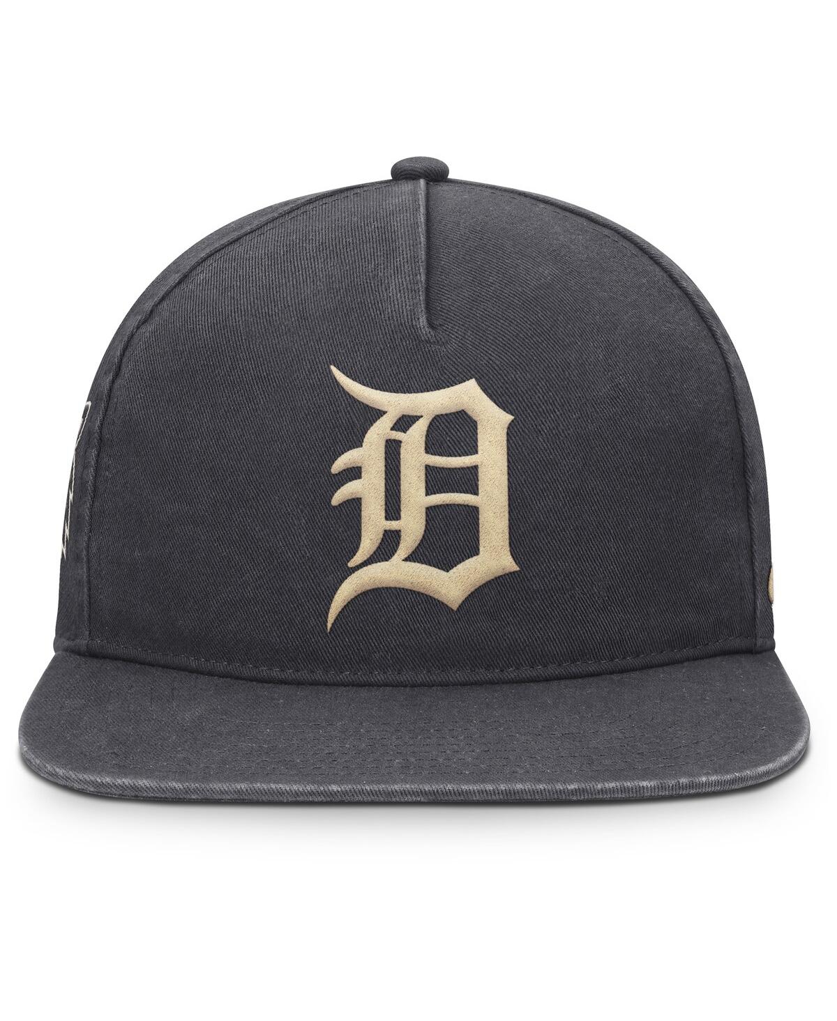 Nike Men's Anthracite Detroit Tigers Monotone Pro Adjustable Hat In Gray