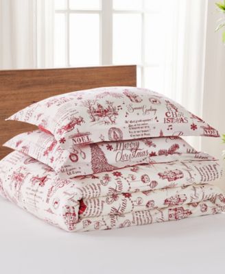 Home Yuletide Reversible 3-Pc. Comforter Set, King