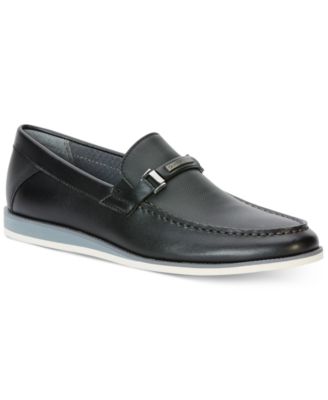Calvin Klein Men\'s Black Textured Loafers Calvin Klein Men main image 2