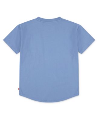 Big Boys Curved Hem Patch Pocket T-Shirt