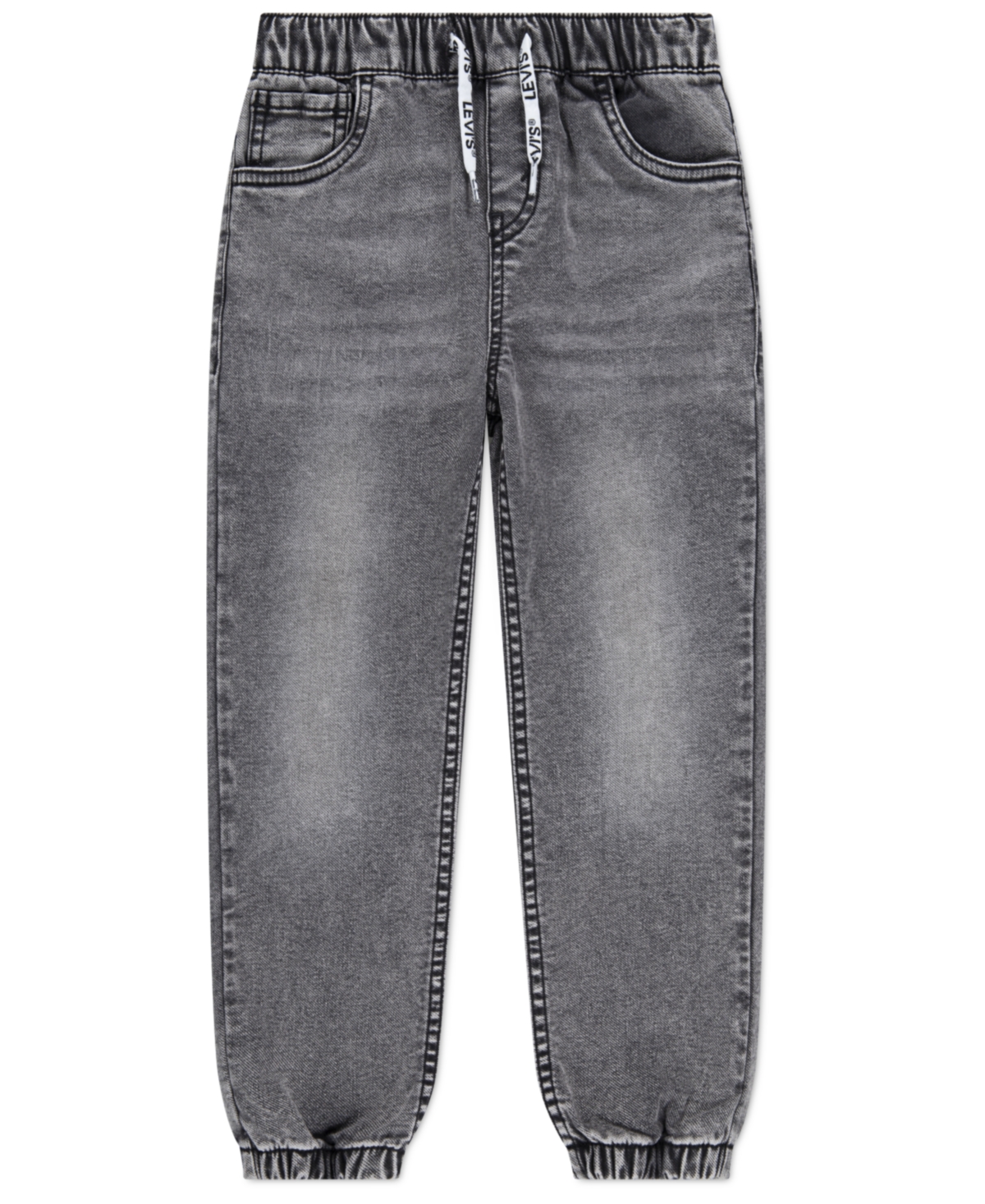 Levi's Toddler Boys Relaxed Fit Denim Joggers In Black