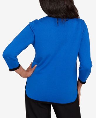 Women's Classic Color Block Long Sleeve Sweater