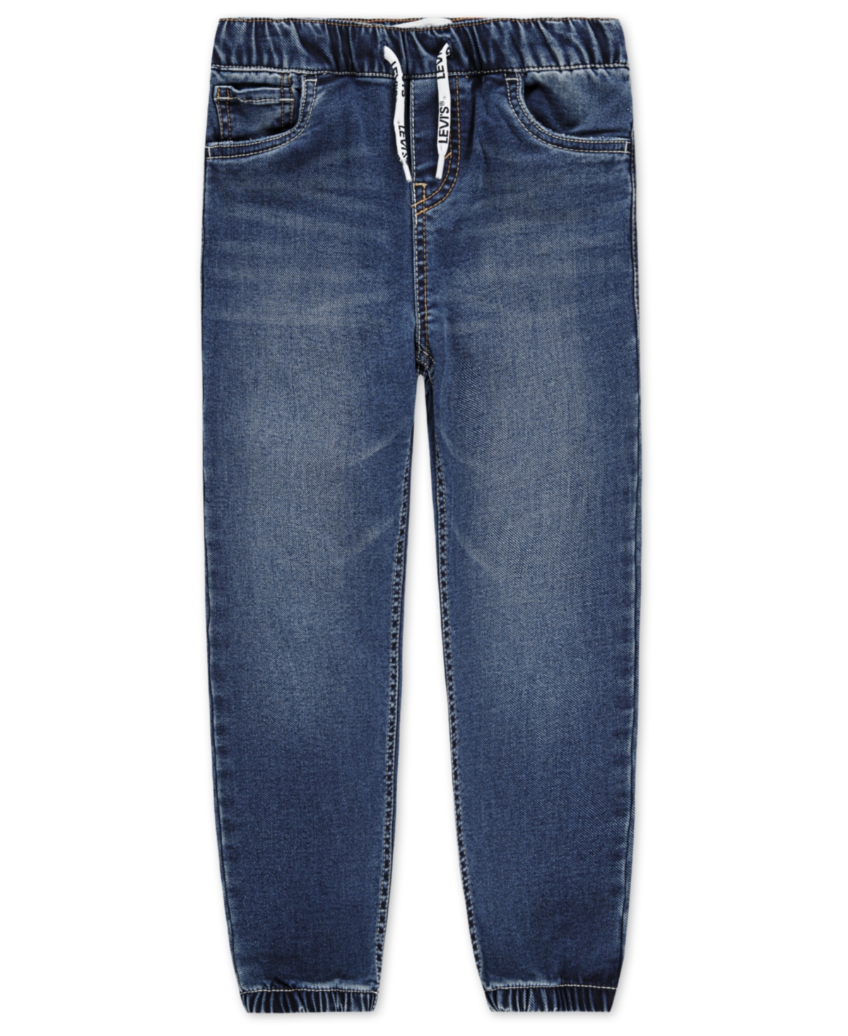 Levi's Toddler Boys Relaxed Fit Denim Joggers In Blue