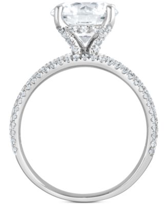 Bagley Mischka Certified Lab Grown Diamond Engagement Ring (3-3/4 ct. t.w.) in 14k Gold