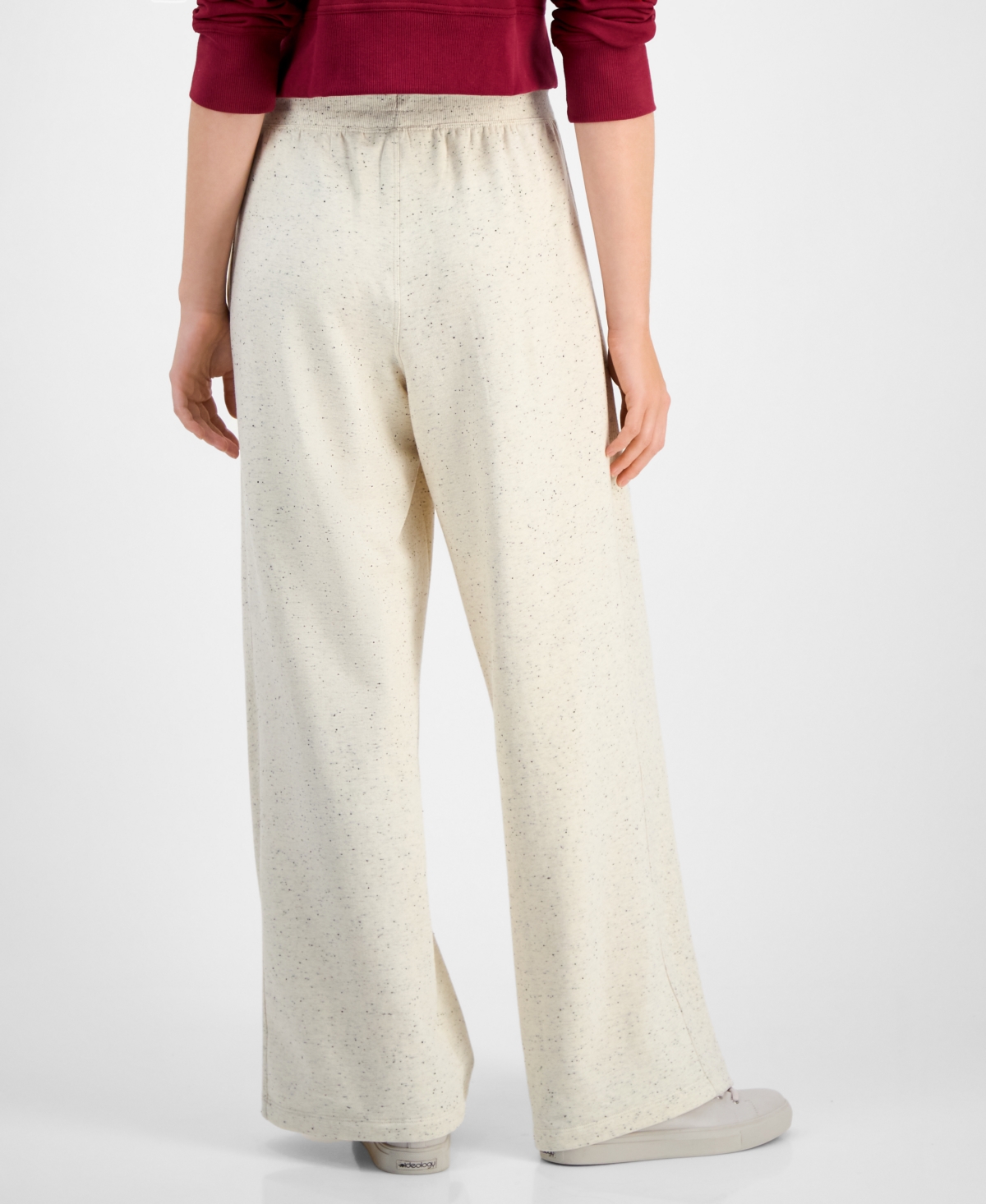 Id Ideology Women's Neppy Fleece Sweatpants, Macy's Exclusive In Neutral