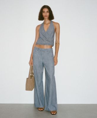 マルコポーロ デニム デニムパンツ レディース ボトムス LOW WAIST LEG REGULAR LENGTH - Slim fit jeans - multi washed down blue black マルコポーロ デニム レディース デニムパンツ ボトムス Slim fit