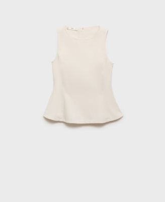 Women's Flared Denim Top