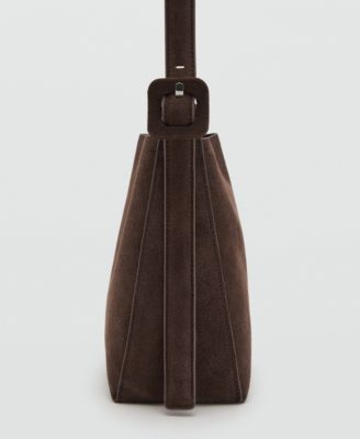 Women's Suede Leather Shopper Bag