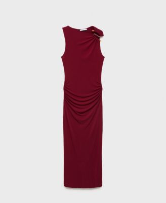 Women's Jewel Detail Midi Dress