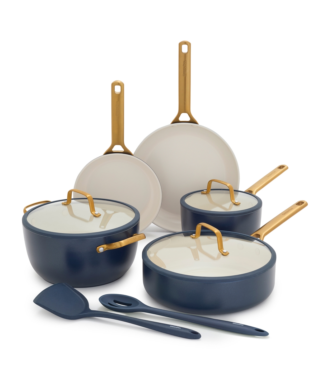 Greenpan Reserve 10-pc. Nonstick Cookware Set In Purple