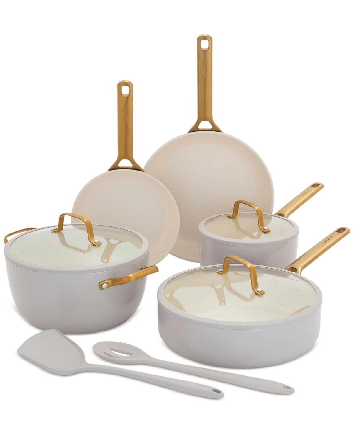 Greenpan Reserve 10-pc. Nonstick Cookware Set In Brown