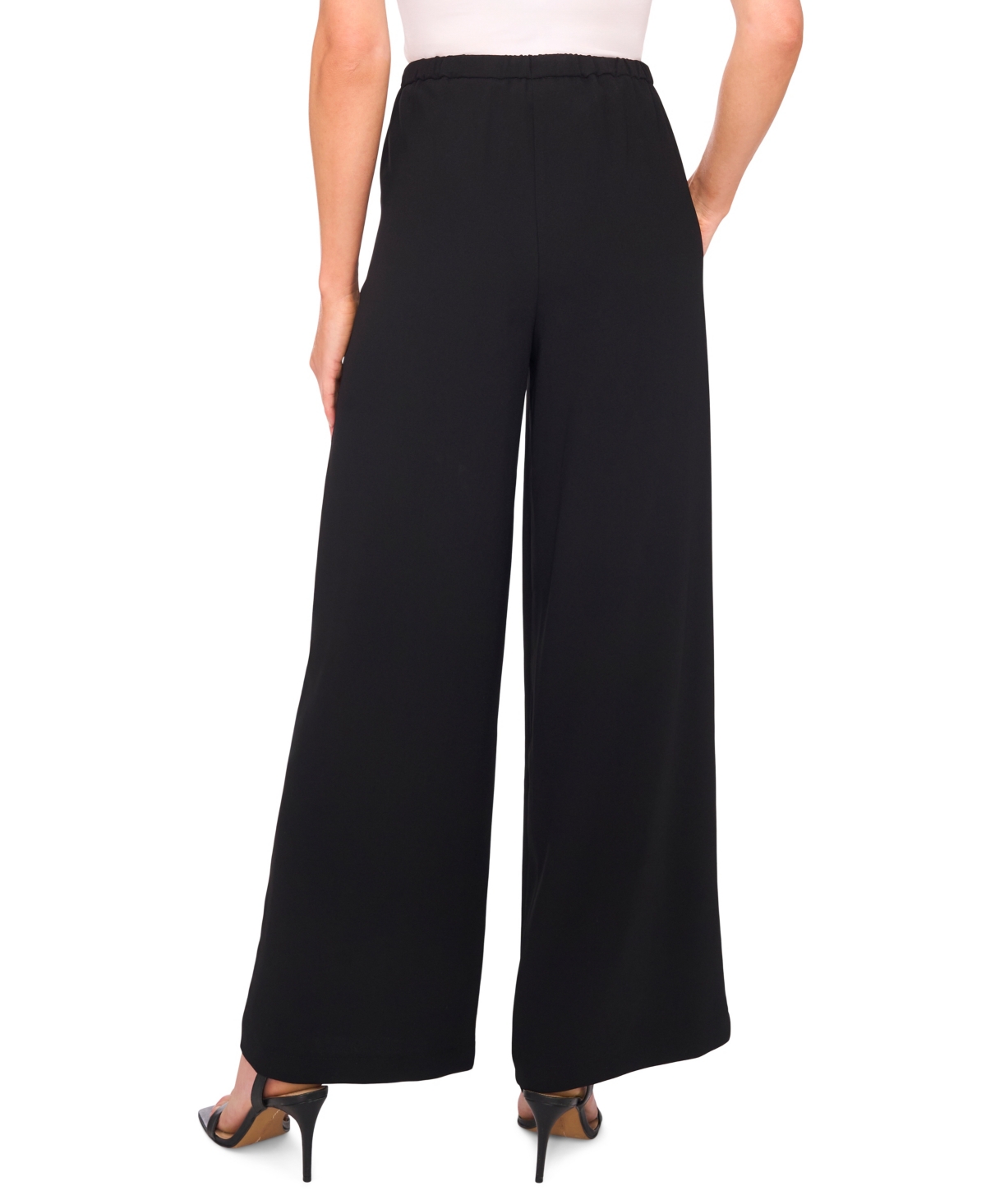Cece Women's Pull On Drawstring Pants In Black