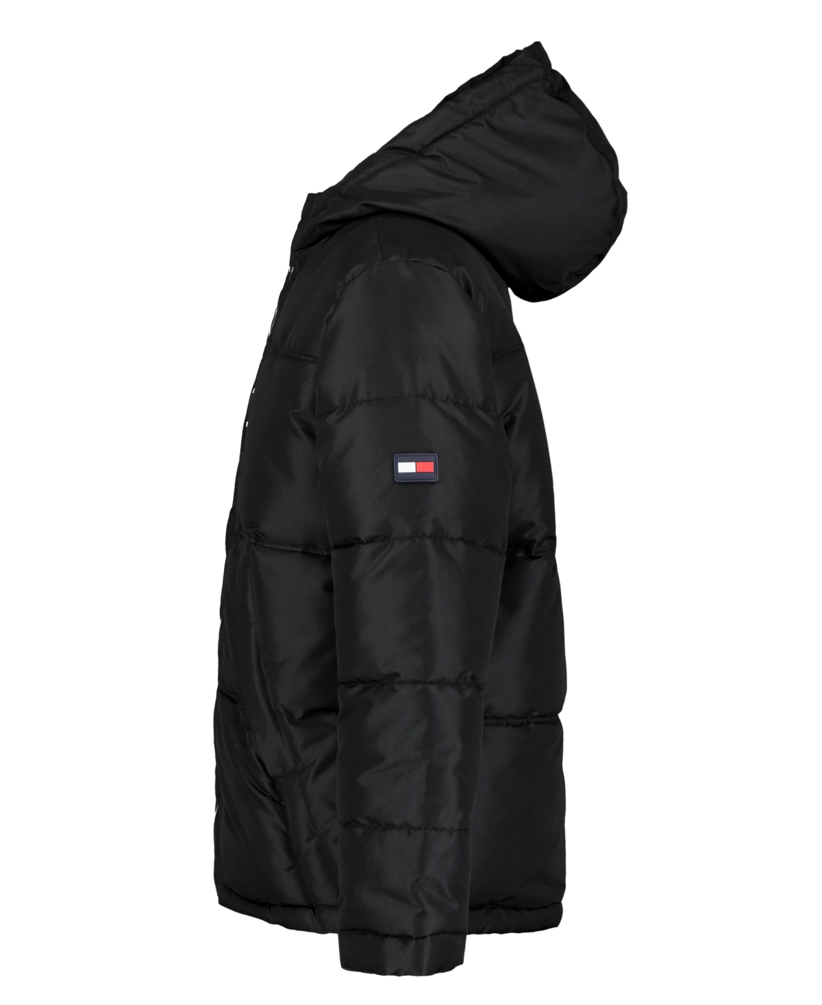 Tommy Hilfiger Boys 8-20 Color Block Puffer Jacket In Black