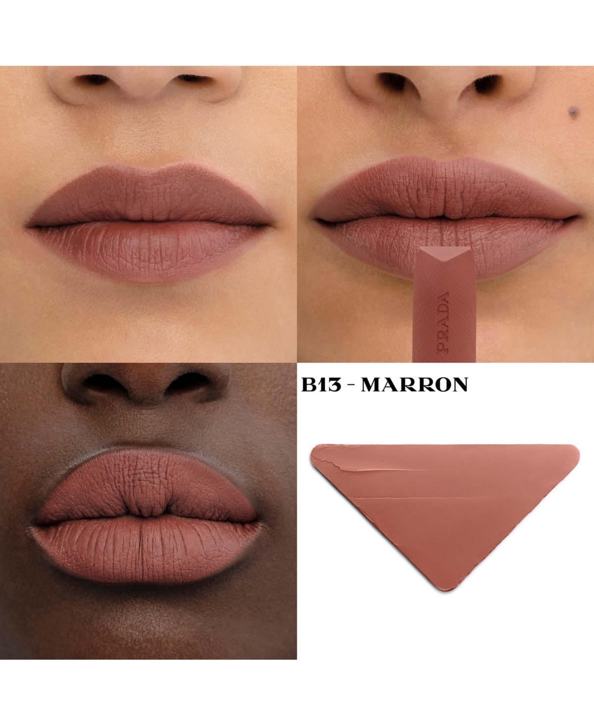 Prada Beauty Monochrome Hyper Matte Nude Lipstick Refill