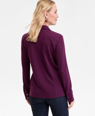 Women's Knit Utility Shirt, Exclusively at Macy's