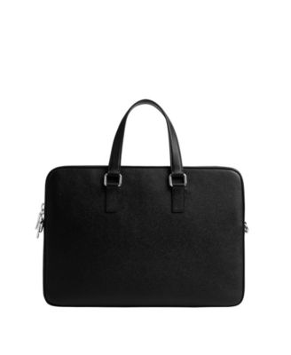 Men's Caden Brief Crossgrain Leather Bag