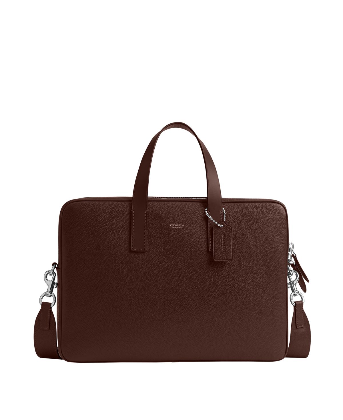 Мужская сумка-портфель Carlyle Polished Pebble