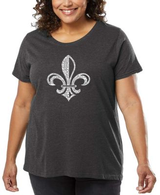 Plus Size Lyrics To When The Saints Go Marching In Word Art T-Shirt
