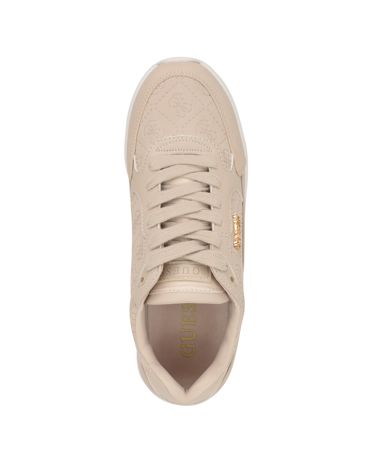 Guess Women's Moxea Quattro G Logo Lace-up Joggers In Neutral