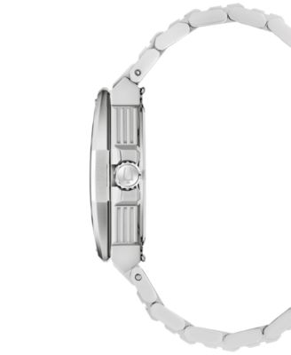 Men's Luxury Series X HPQ Precisionist Silver-Tone Stainless Steel Bracelet Watch 42mm