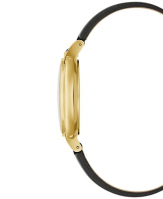 Women's Special Edition Apollo x Ella Fitzgerald Classic Rubaiyat Black Strap Watch 28.8mm