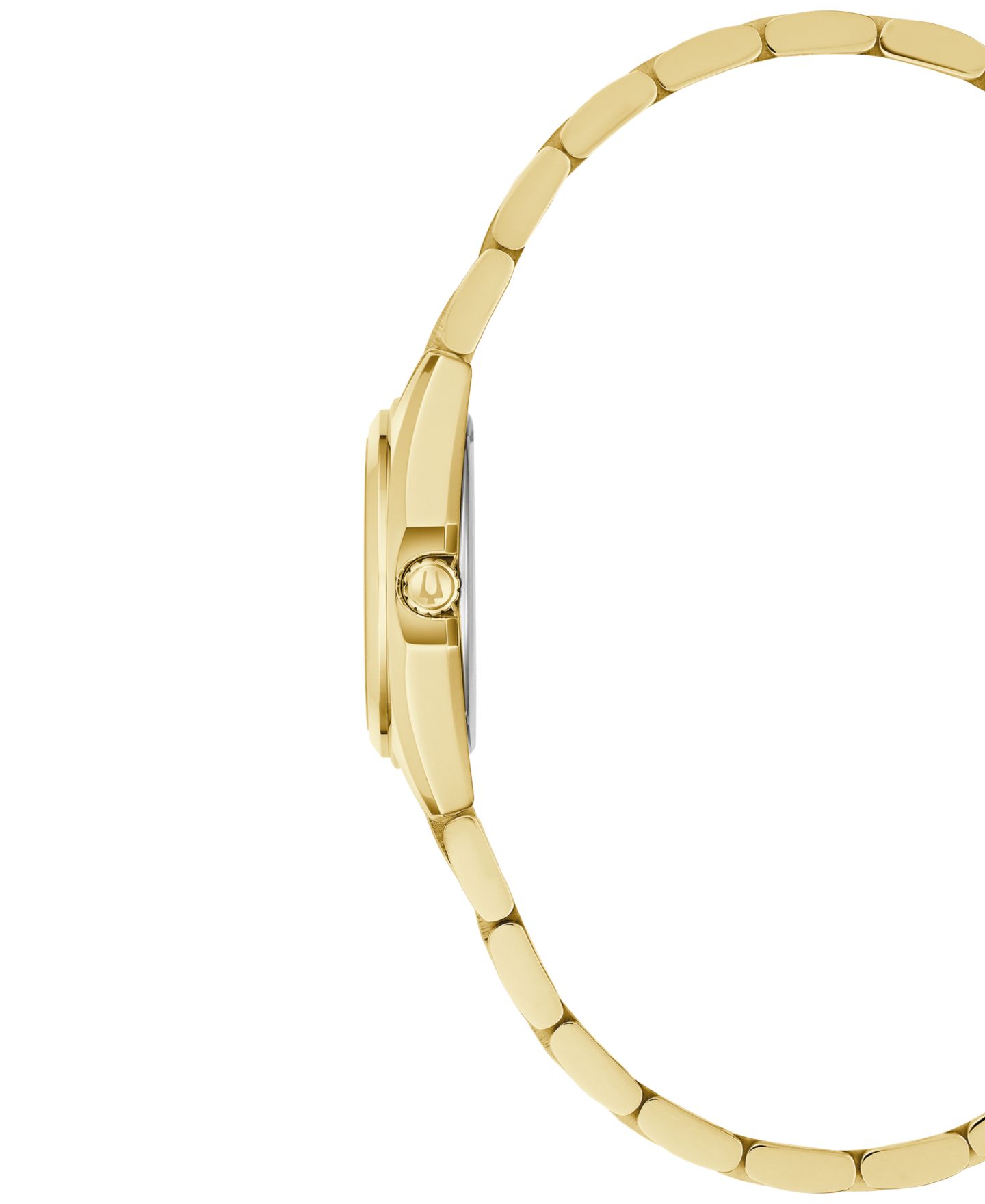Женские часы Bulova Classic Surveyor Gold-Tone Stainless Steel Bracelet Watch 22.7mm — фото 2