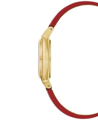 Women's Classic Rubaiyat Red Leather Strap Watch 30.5mm