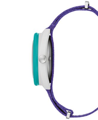 Men's Limited Edition Performance Snorkel Purple Strap Watch 41mm