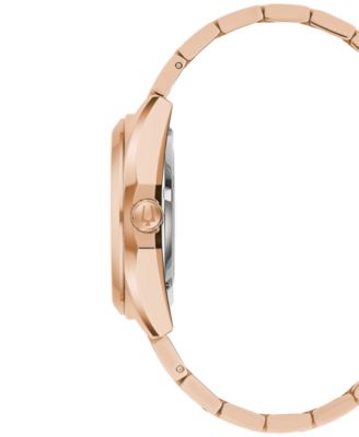 Men's Classic Surveyor Automatic Rose Gold-Tone Stainless Steel Bracelet Watch 39mm