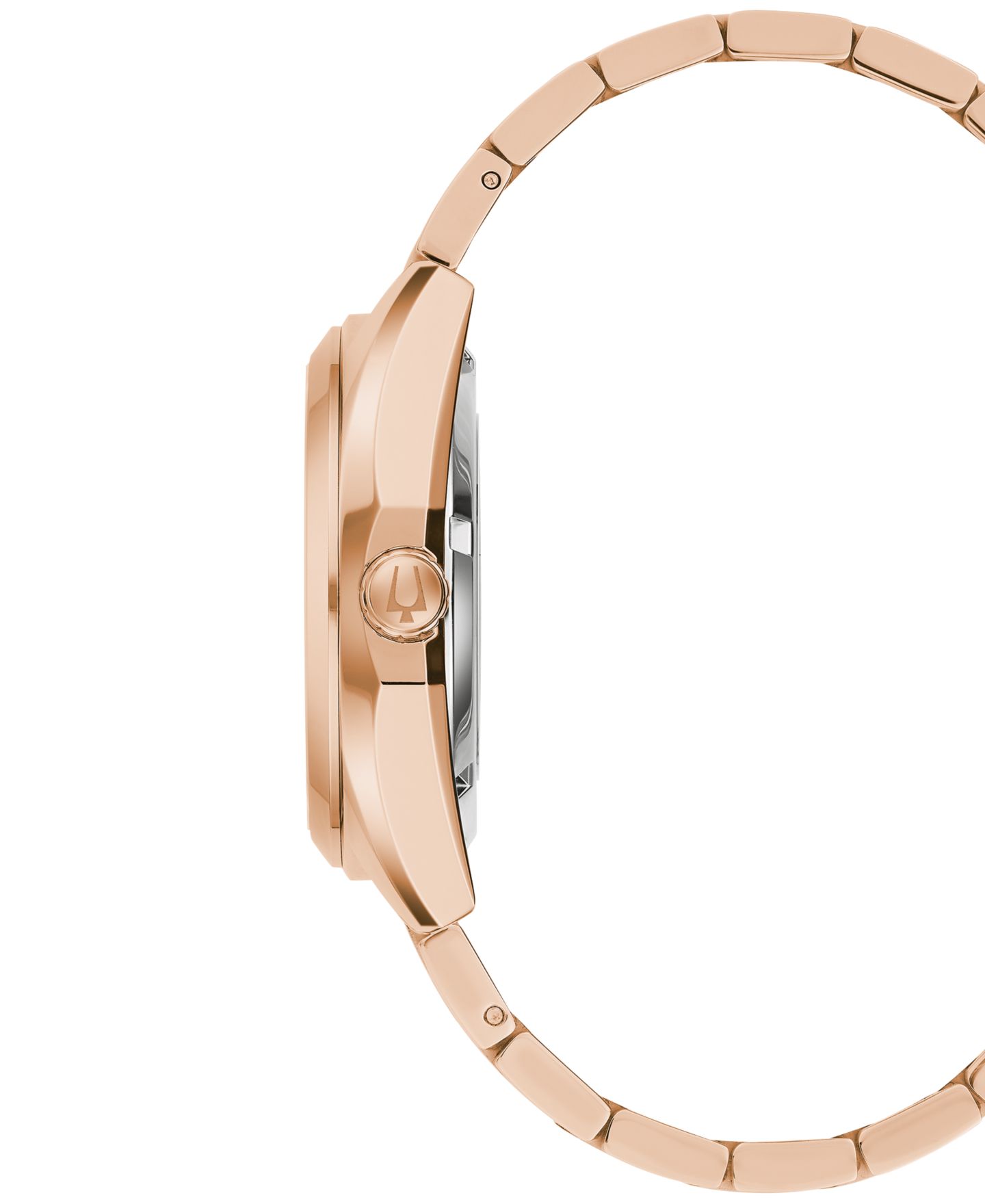Мужские часы Bulova Classic Surveyor Automatic Rose Gold-Tone Stainless Steel Bracelet Watch 39mm — фото 2