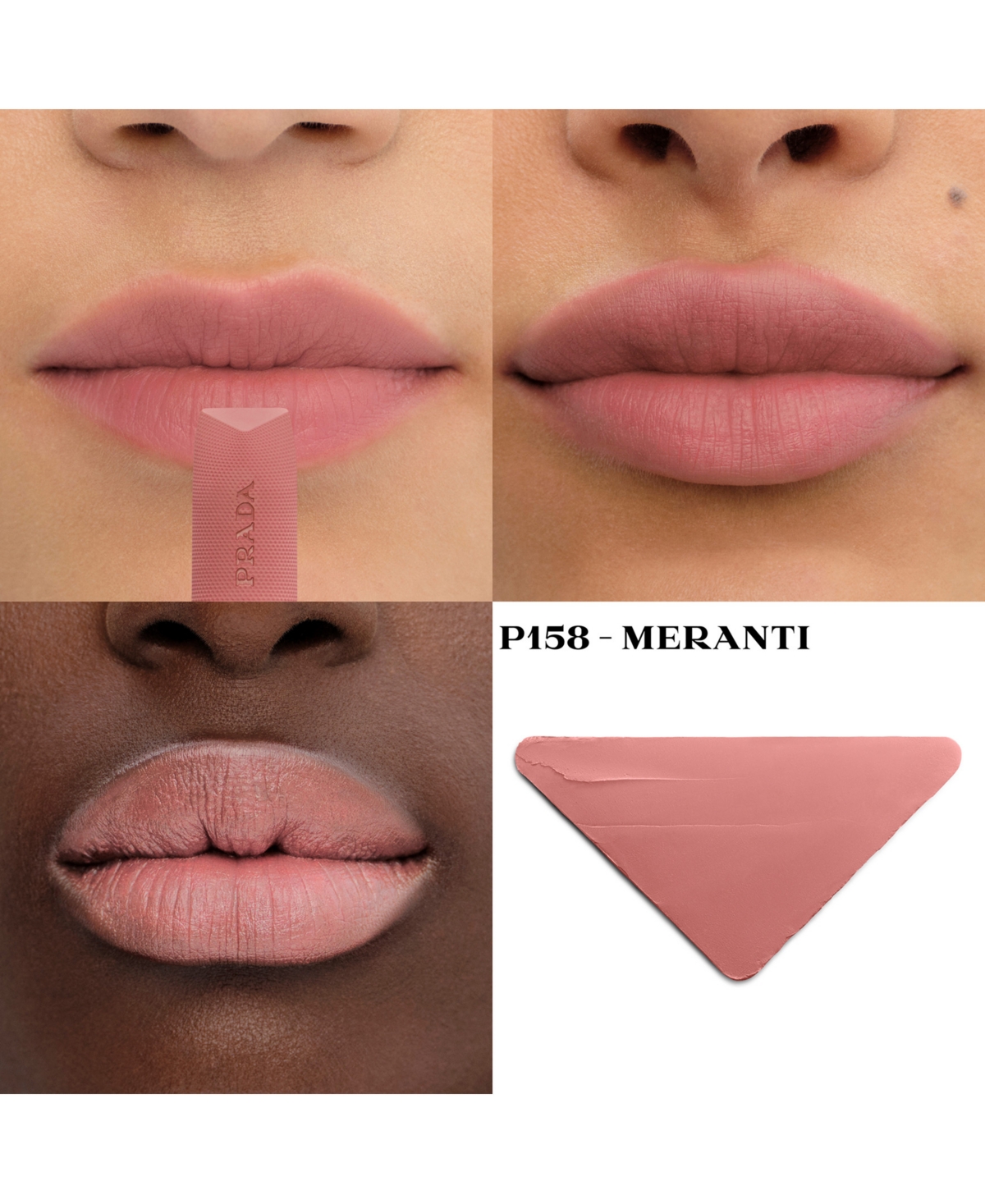 Prada Beauty Monochrome Soft Matte Nude Lipstick Refill