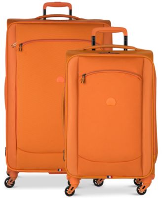 delsey orange luggage