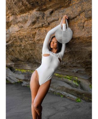 Sol Mesh Wire Tote Bag in Silver