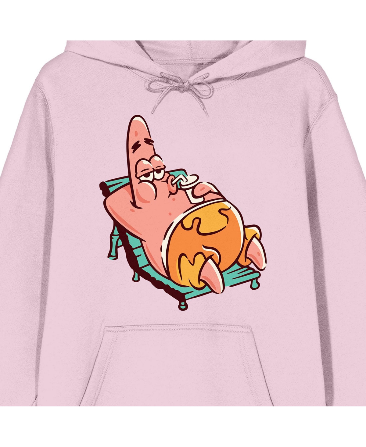 SpongeBob SquarePants Men's Patrick Star Lounging Adult Pink