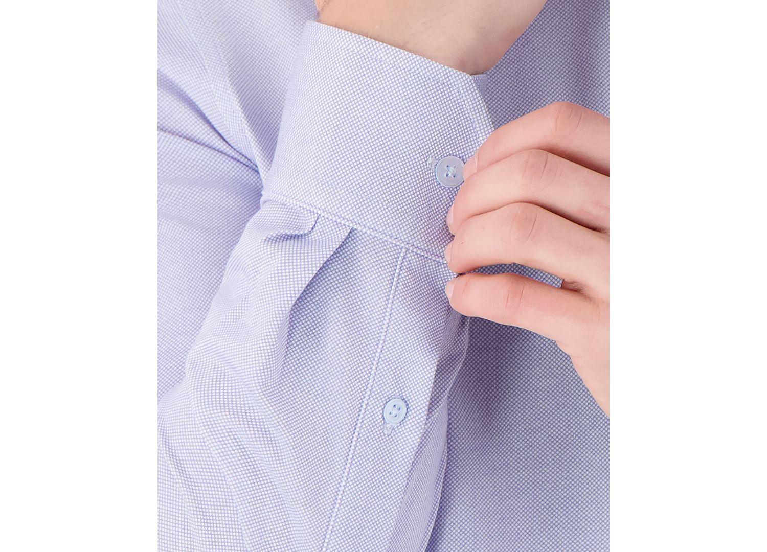 Men's Pin Dot Print Dress Shirt