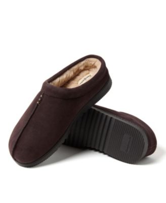 Men's Dean Genuine Suede Clog House Shoe Slipper