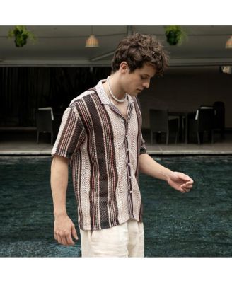 Multitrack Knit Oversized Shirt